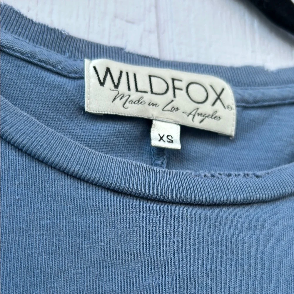Wildfox Vintage Blue Graphic Tee - Picture 2 of 5